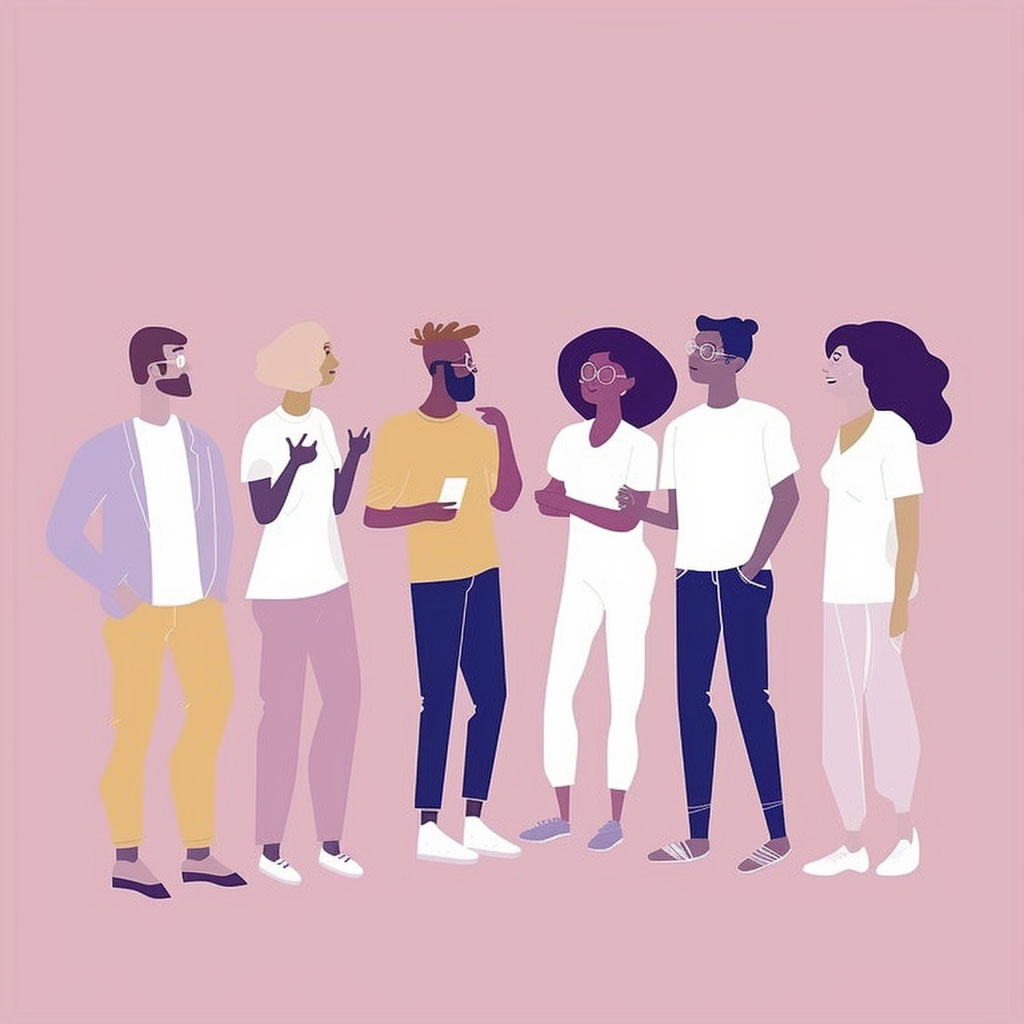 A group of Social Media Managers talking, DoISayIt.com